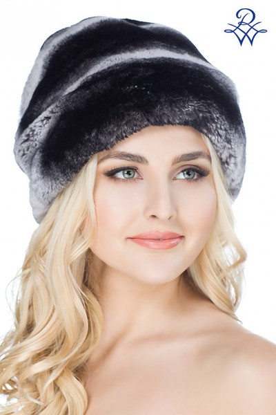 Головной убор меховой женский 11.251.01Ш колпак rex rabbit шиншилловый от компании «Русская зима» Головной убор меховой женский 11.251.01Ш колпак rex rabbit шиншилловый