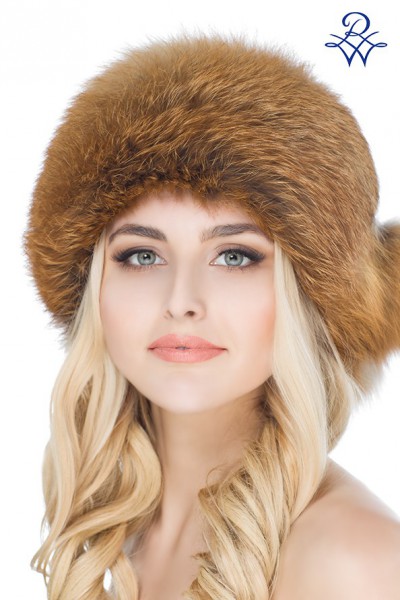 Головной убор меховой женский 224 Вероника лисица красная от компании «Русская зима» Головной убор меховой женский 224 Вероника лисица красная