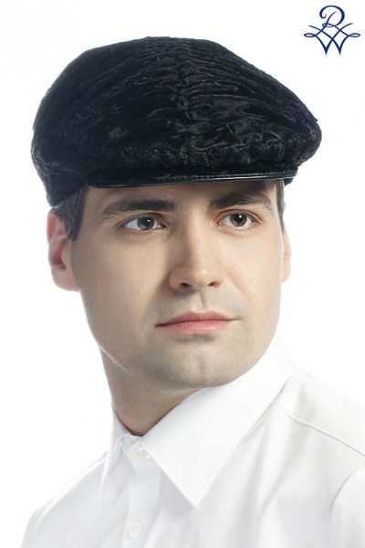 Головной убор меховой мужской 941/02 кепка каракуль свакара чёрная от компании «Русская зима» Головной убор меховой мужской 941/02 кепка каракуль свакара чёрная