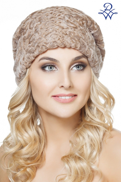 Шапка из каракуля женская Папаха 743.12 каракуль гулигаз от компании «Русская зима» Шапка из каракуля женская Папаха 743.12 каракуль гулигаз